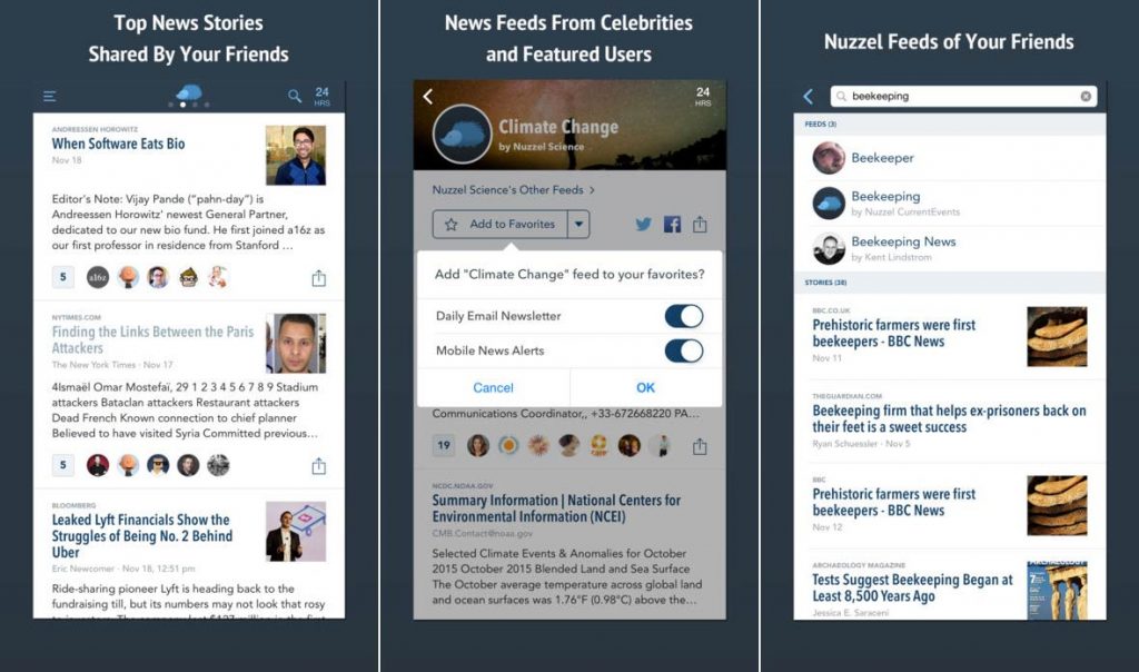 Nuzzel-Screenshots