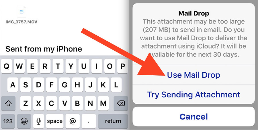 use-mail-drop-ios
