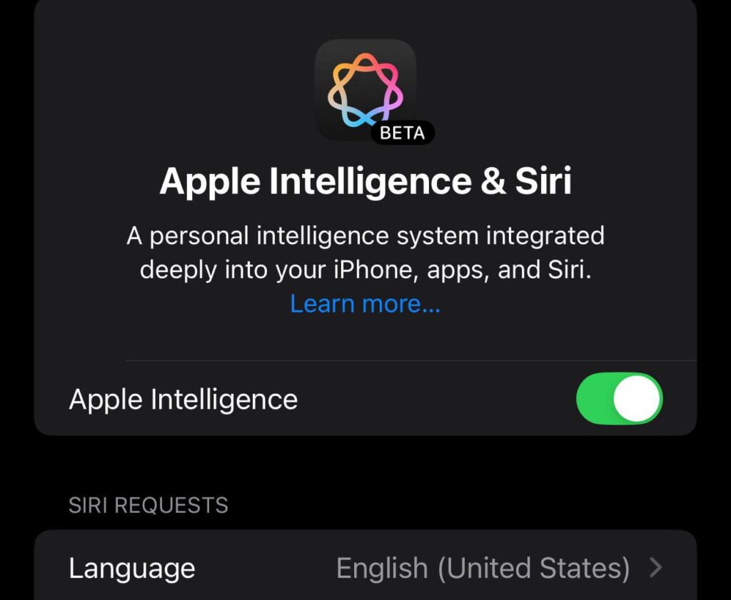 Apple Intelligence and Siri