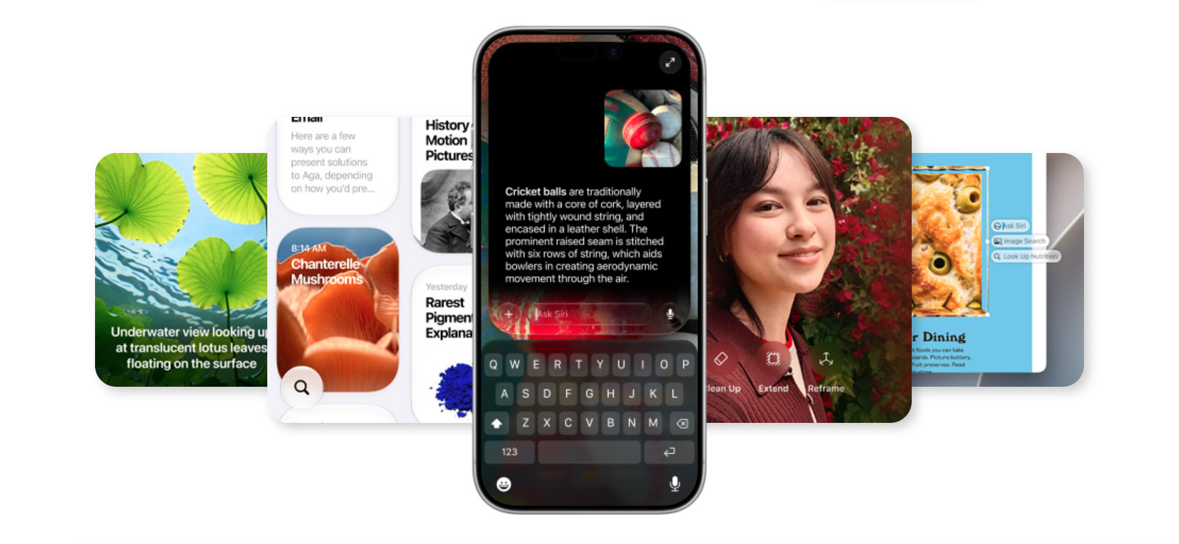 Apple Intelligence and Siri AI on an iPhone