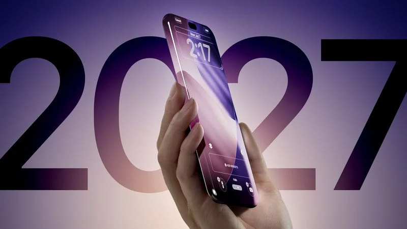 All-glass iPhone Purple 2027 - macrumors