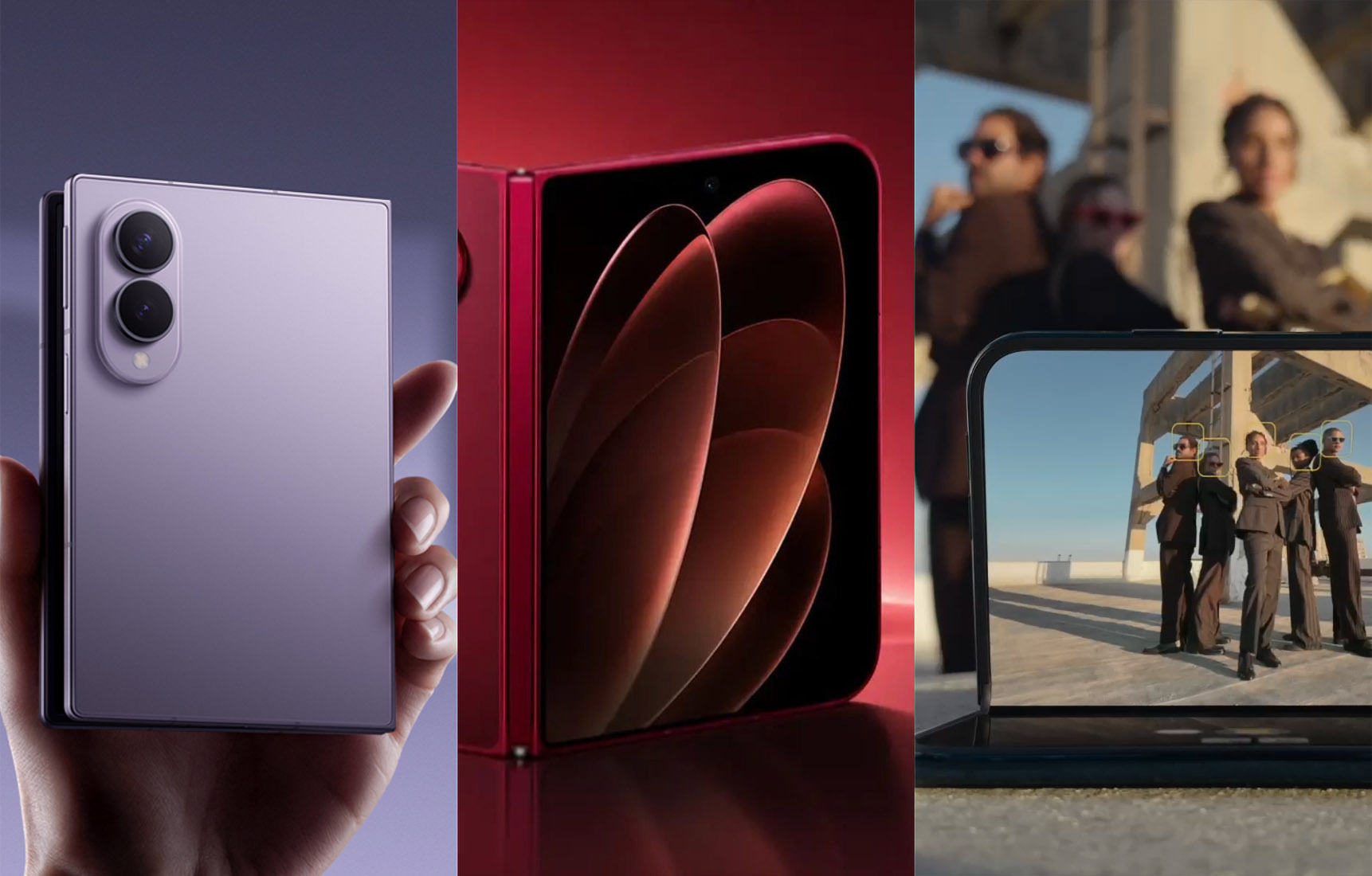 iphone duo galaxy z fold8 xiaomi 18 fold triplete